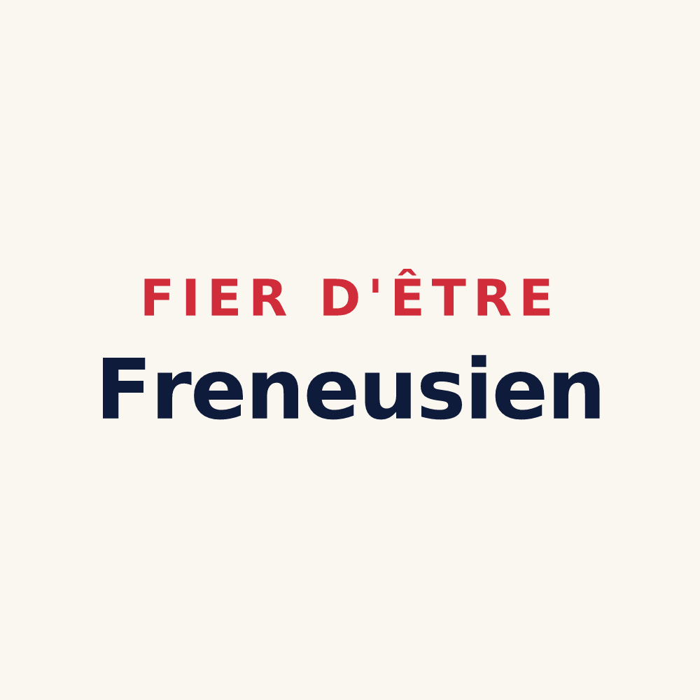 Tasse « Fier d'être Freneusien » — design pour Freneuse-sur-Risle