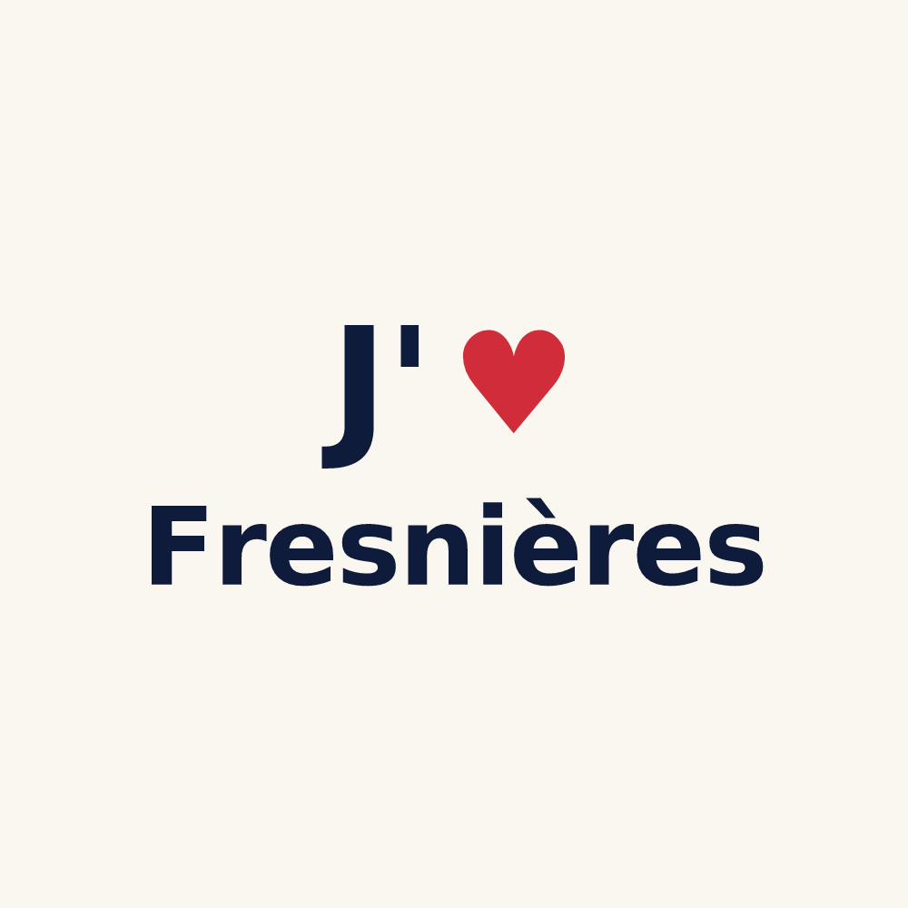 Tasse personnalisée Fresnières — design J'aime Fresnières
