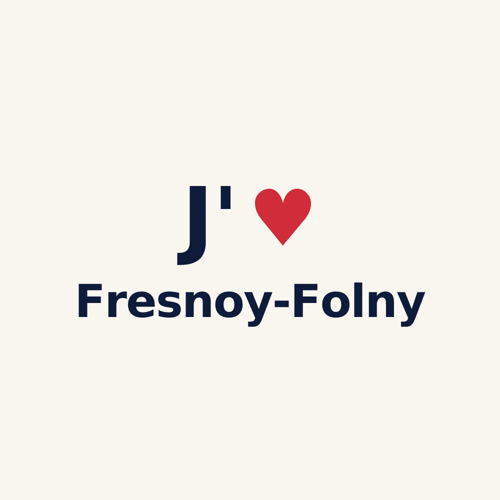 Tasse personnalisée Fresnoy-Folny — design J'aime Fresnoy-Folny