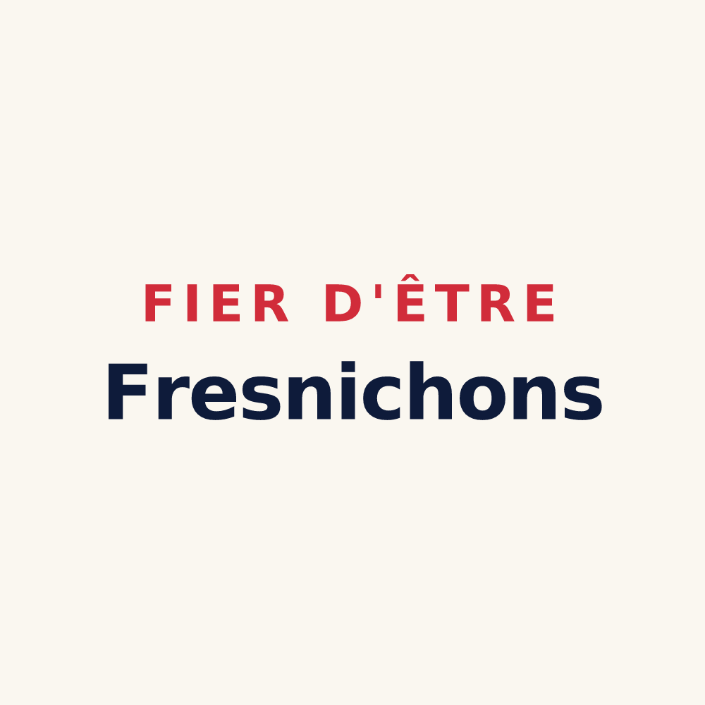 Tasse « Fier d'être Fresnichons » — design pour Fresnoy-le-Château