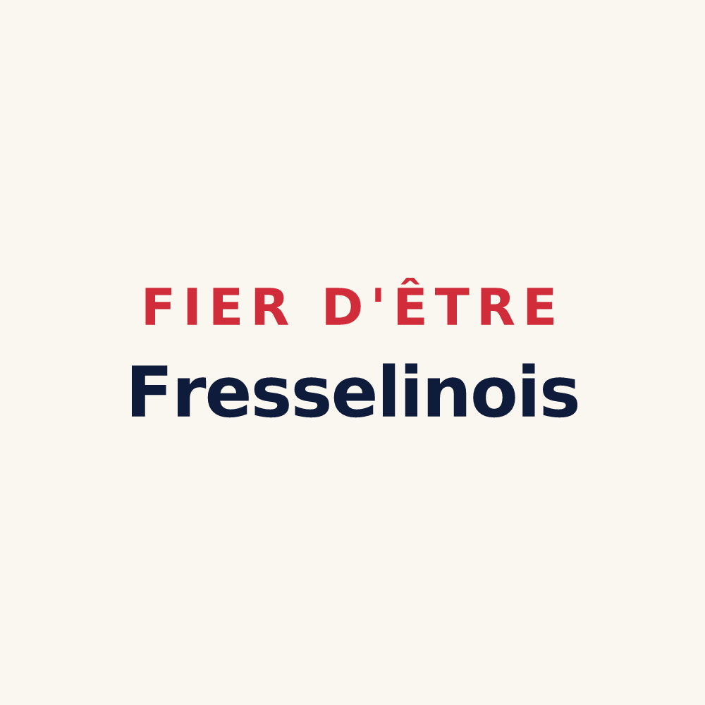 Tasse « Fier d'être Fresselinois » — design pour Fresselines
