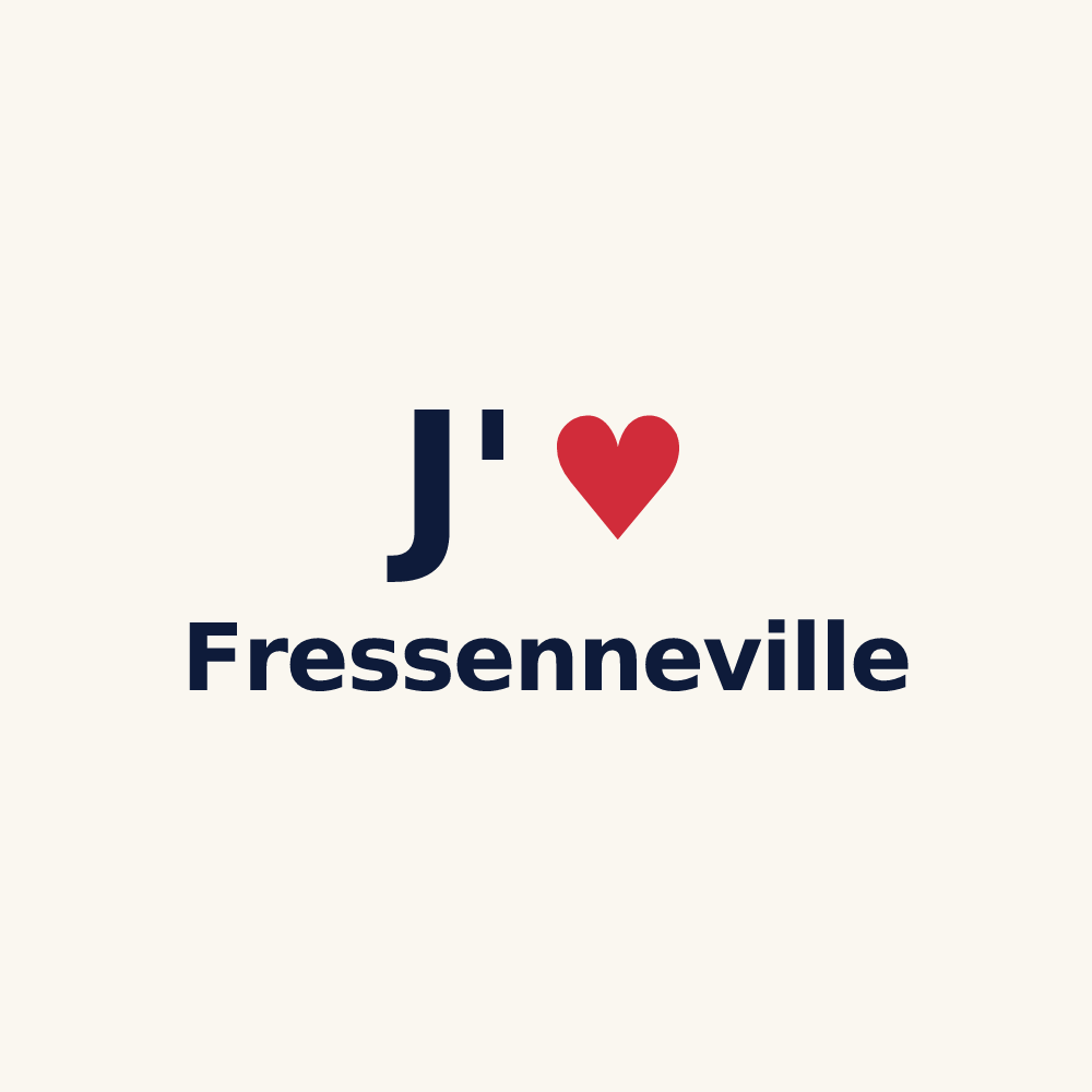 Tasse personnalisée Fressenneville — design J'aime Fressenneville