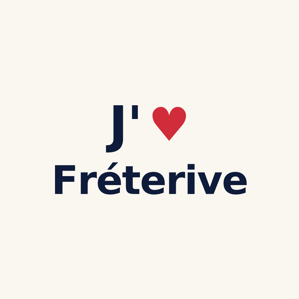 Tasse personnalisée Fréterive — design J'aime Fréterive