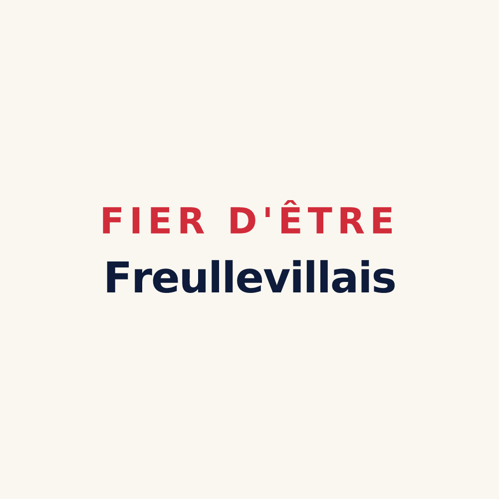 Tasse « Fier d'être Freullevillais » — design pour Freulleville
