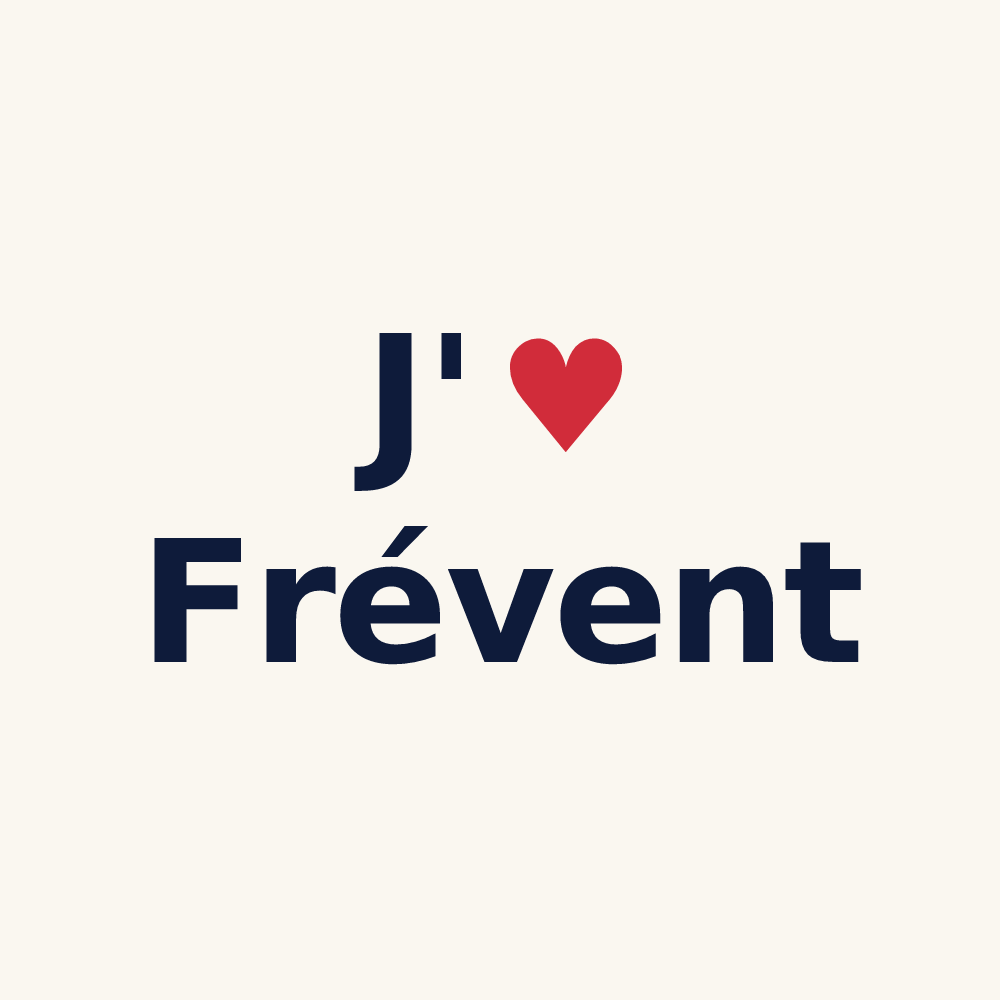 Tasse personnalisée Frévent — design J'aime Frévent