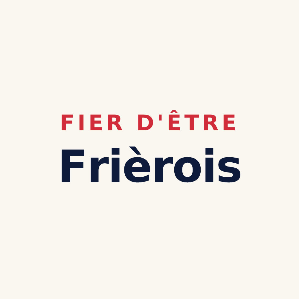 Tasse « Fier d'être Frièrois » — design pour Frières-Faillouël