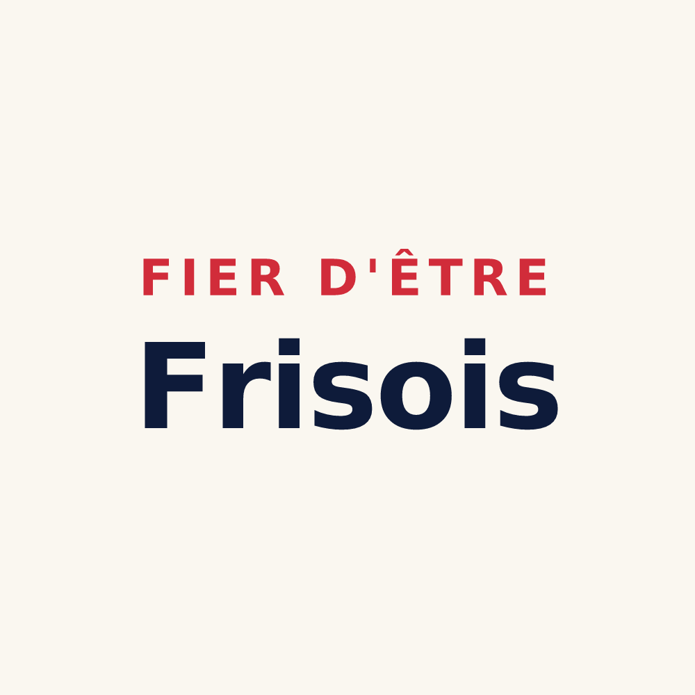 Tasse « Fier d'être Frisois » — design pour Frise
