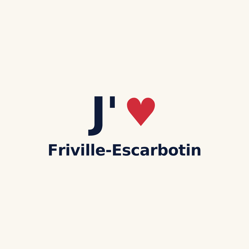 Tasse personnalisée Friville-Escarbotin — design J'aime Friville-Escarbotin
