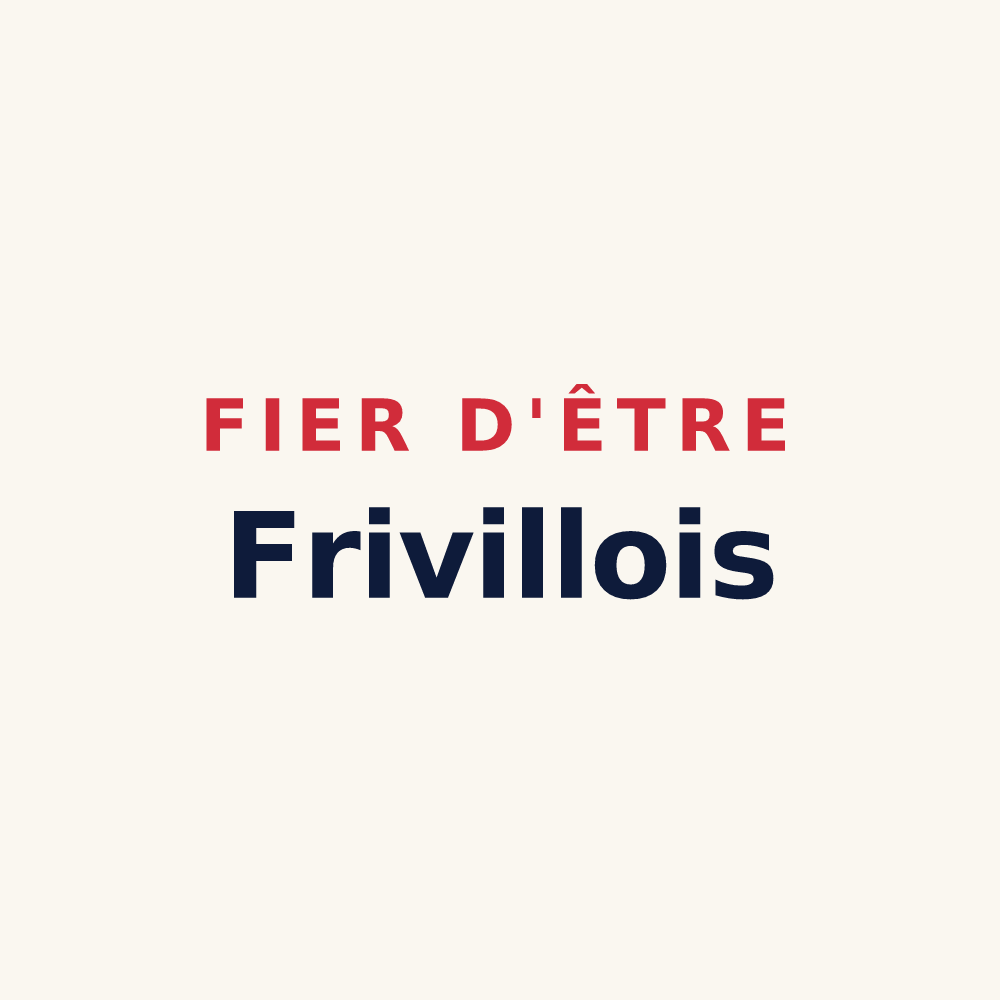 Tasse « Fier d'être Frivillois » — design pour Friville-Escarbotin