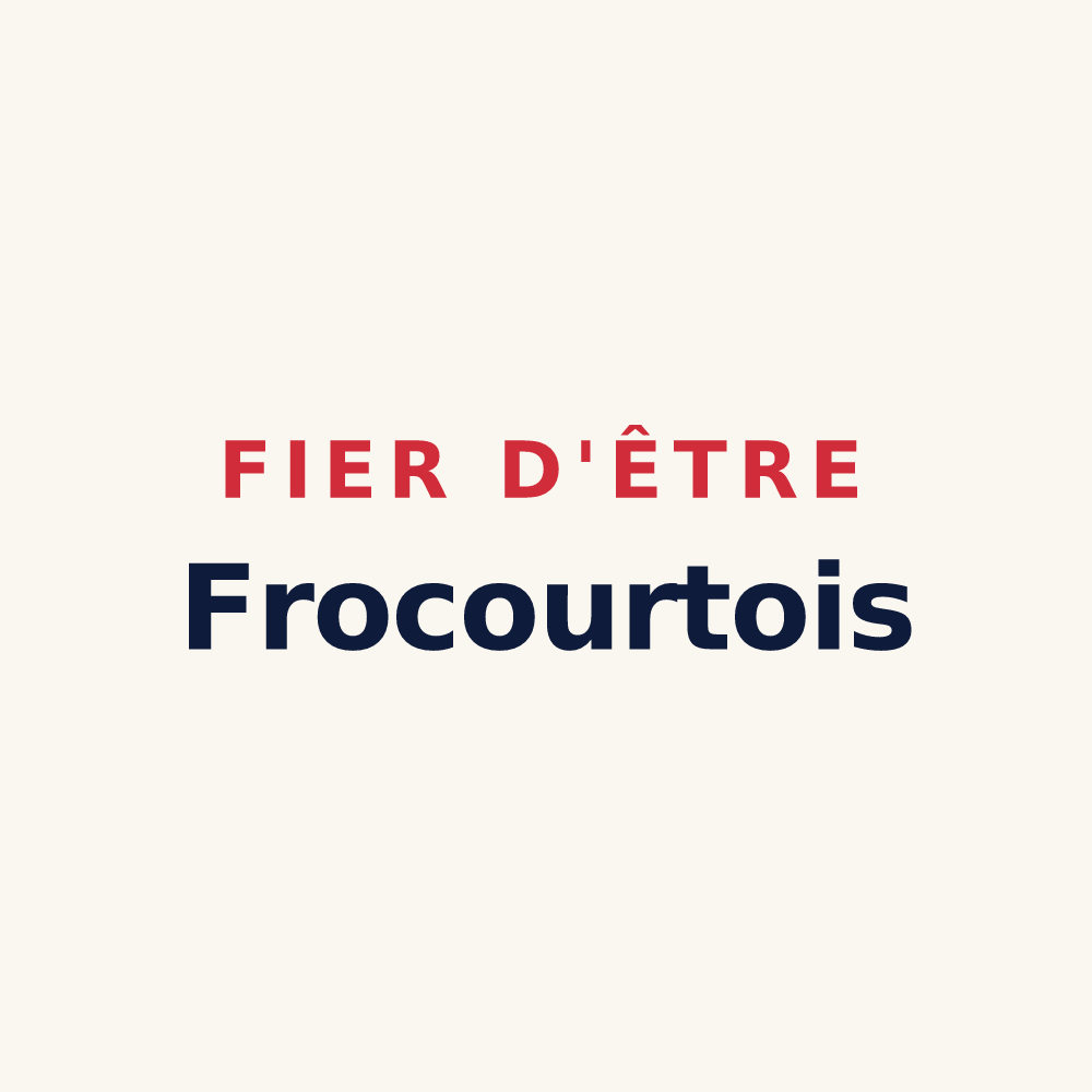 Tasse « Fier d'être Frocourtois » — design pour Frocourt