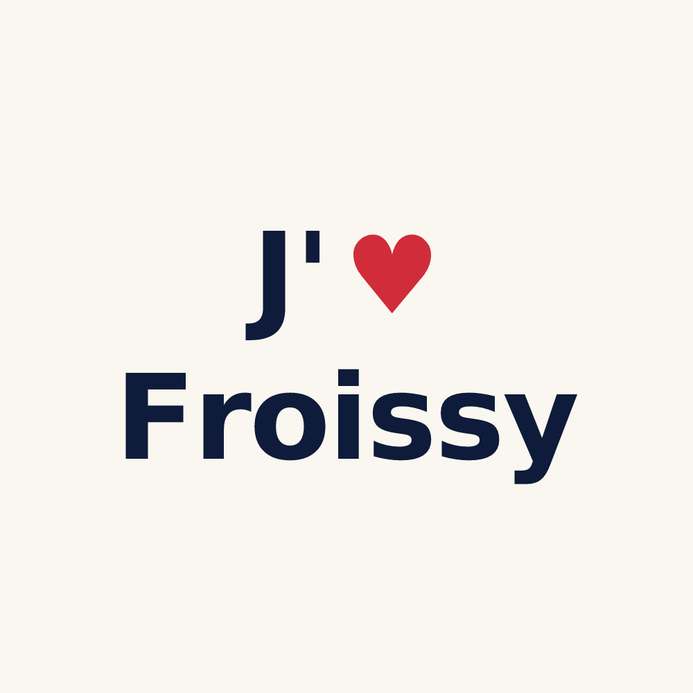 Tasse personnalisée Froissy — design J'aime Froissy