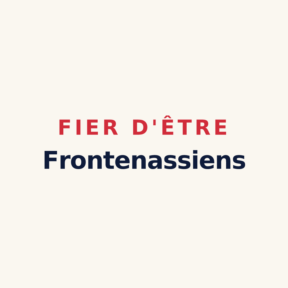Tasse « Fier d'être Frontenassiens » — design pour Frontenas