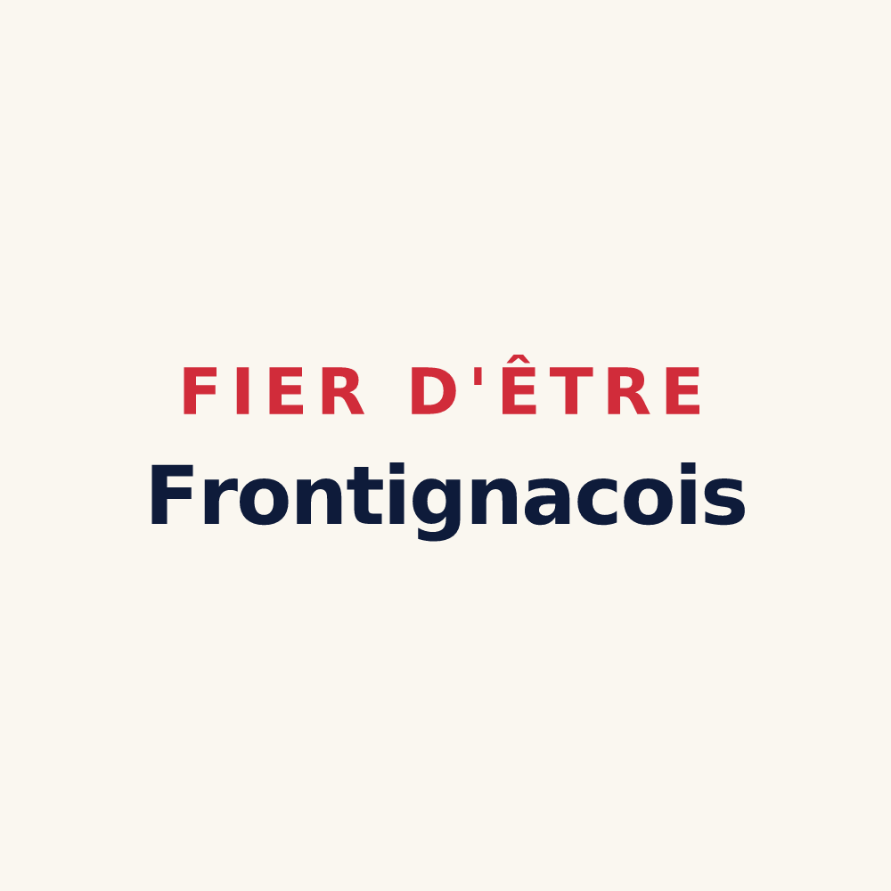 Tasse « Fier d'être Frontignacois » — design pour Frontignan-de-Comminges
