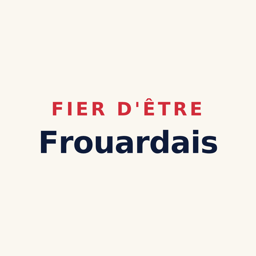 Tasse « Fier d'être Frouardais » — design pour Frouard