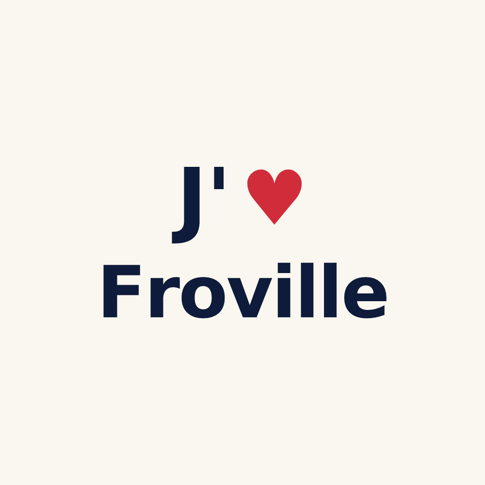 Tasse personnalisée Froville — design J'aime Froville