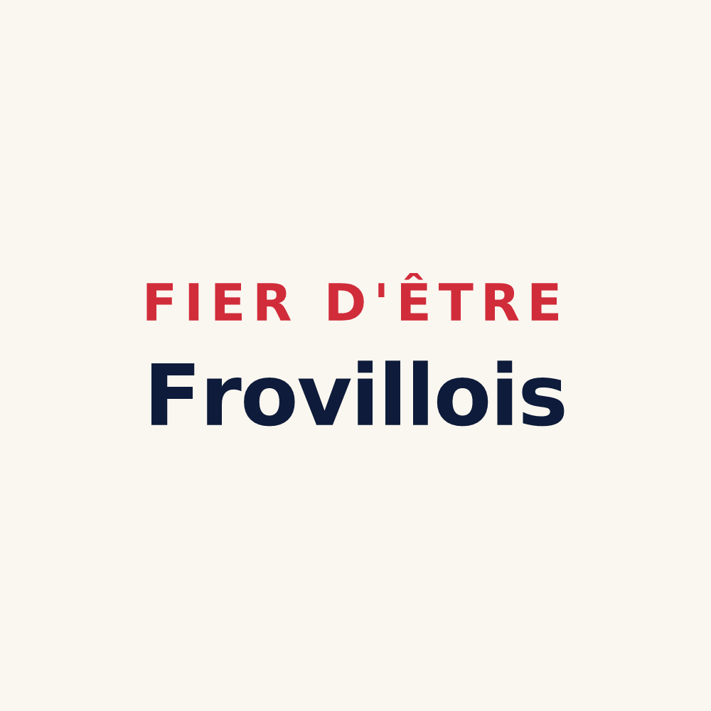 Tasse « Fier d'être Frovillois » — design pour Froville
