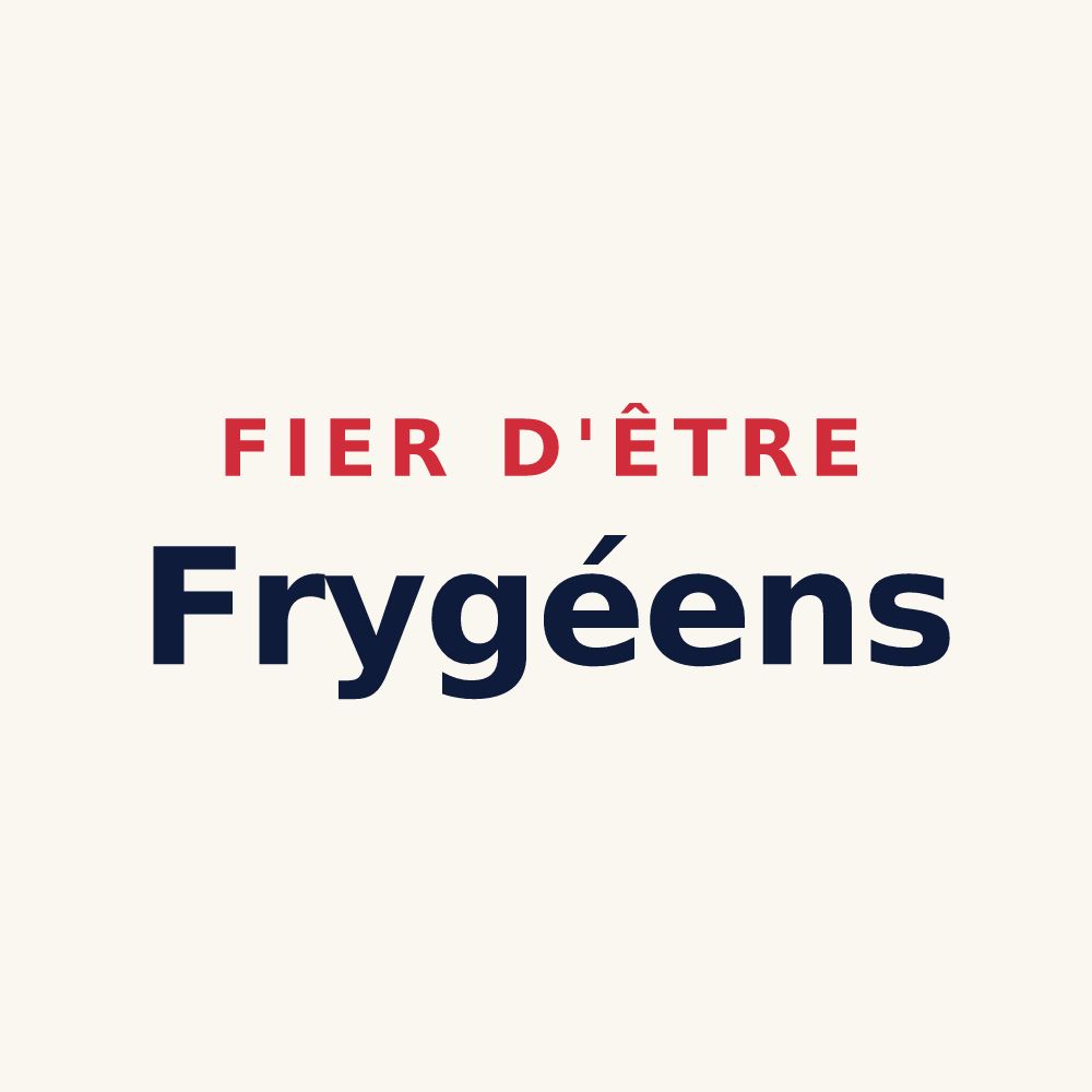 Tasse « Fier d'être Frygéens » — design pour Fry