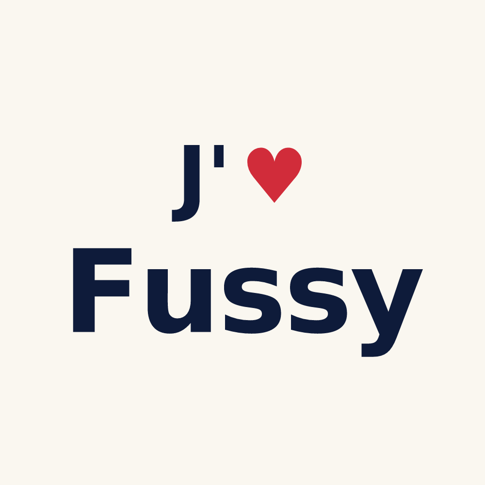 Tasse personnalisée Fussy — design J'aime Fussy