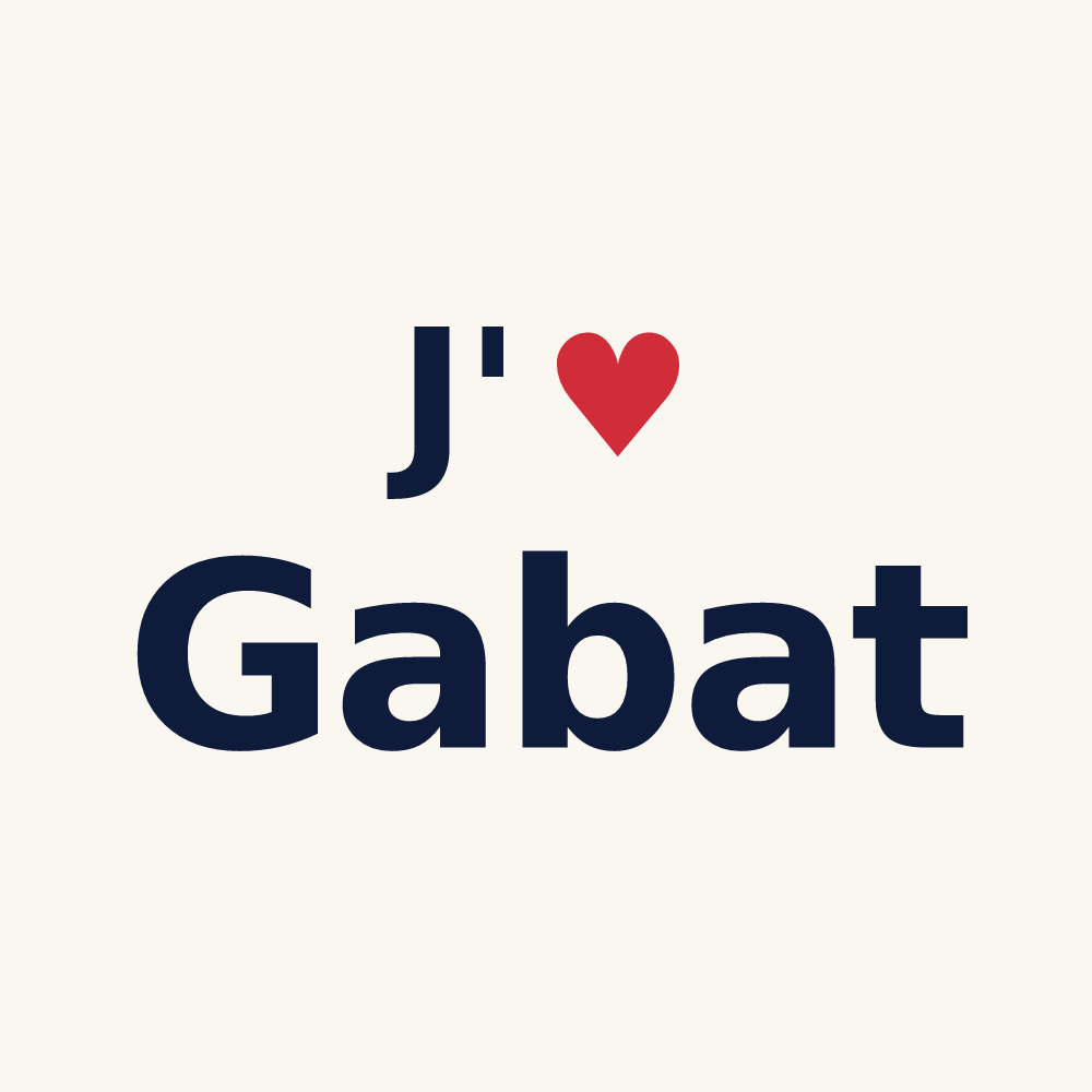 Tasse personnalisée Gabat — design J'aime Gabat