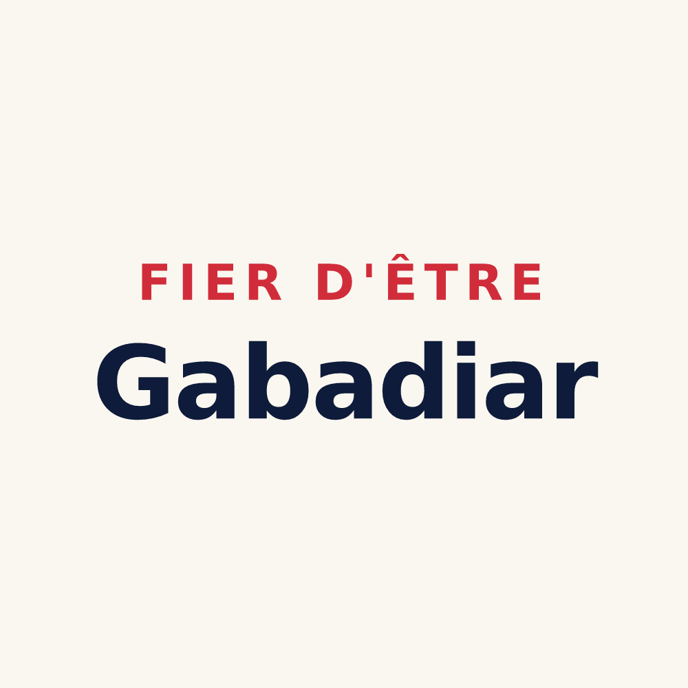 Tasse « Fier d'être Gabadiar » — design pour Gabat