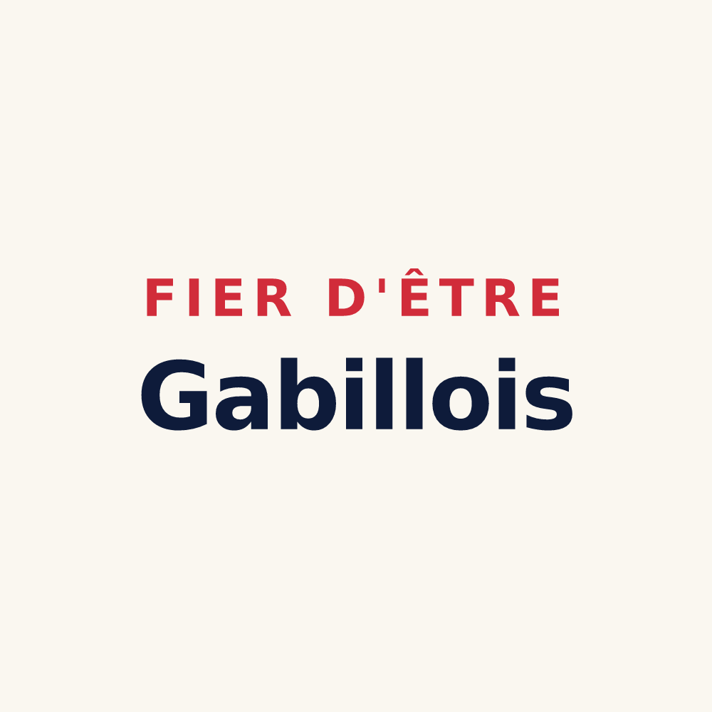 Tasse « Fier d'être Gabillois » — design pour Gabillou