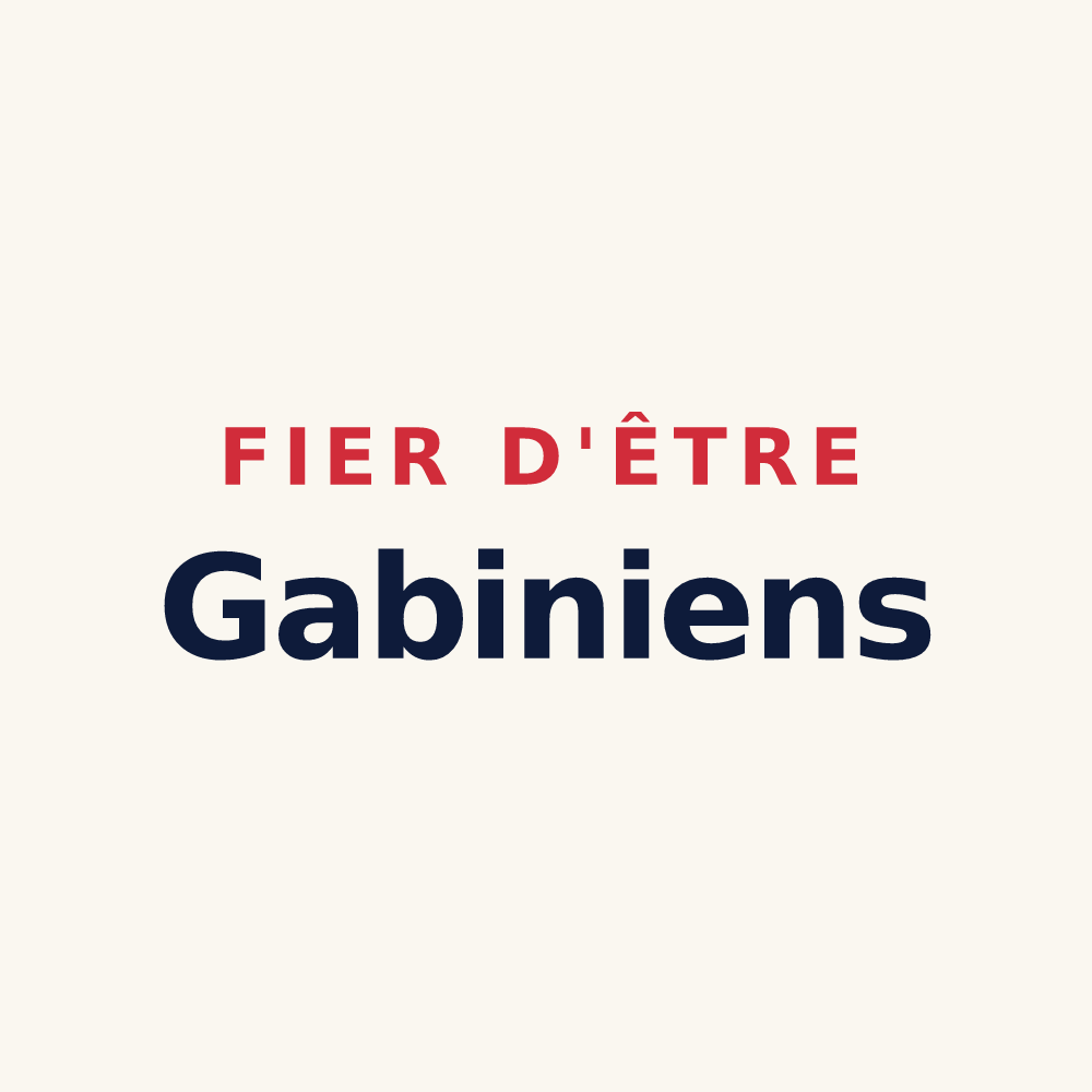 Tasse « Fier d'être Gabiniens » — design pour Gagny