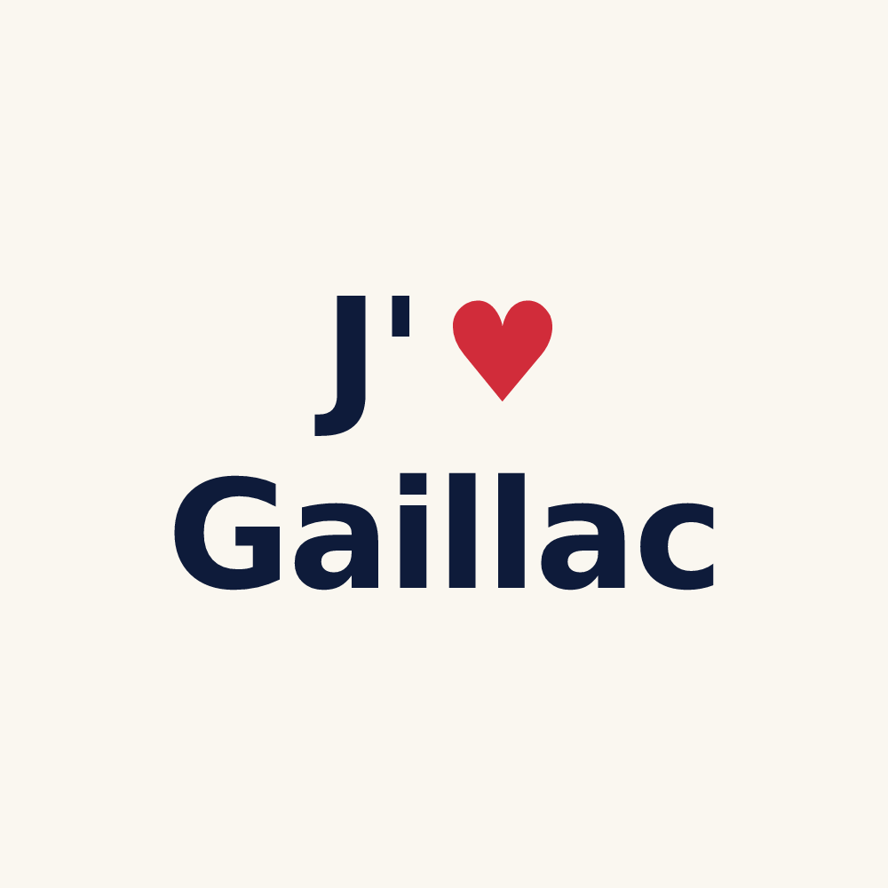 Tasse personnalisée Gaillac — design J'aime Gaillac