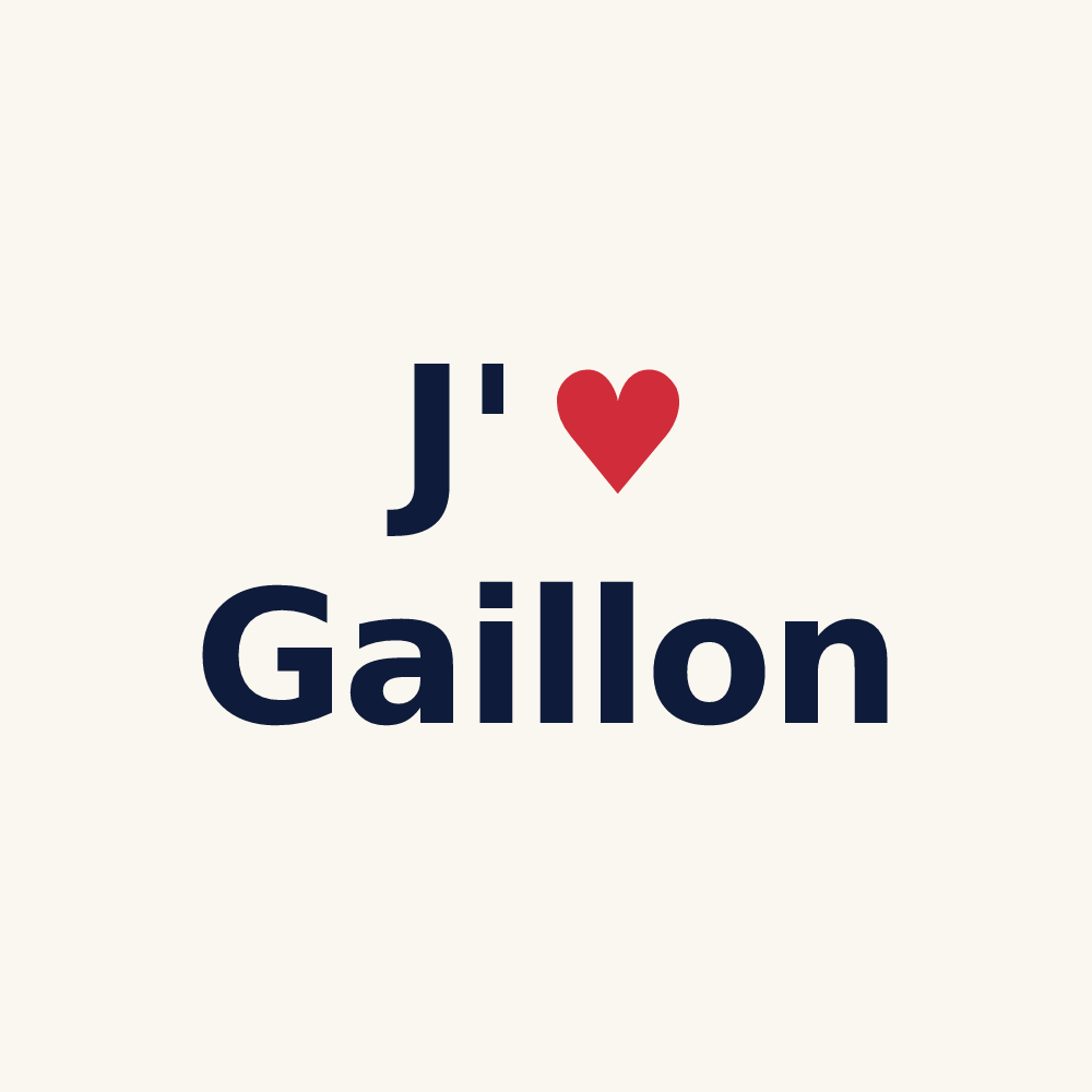 Tasse personnalisée Gaillon — design J'aime Gaillon