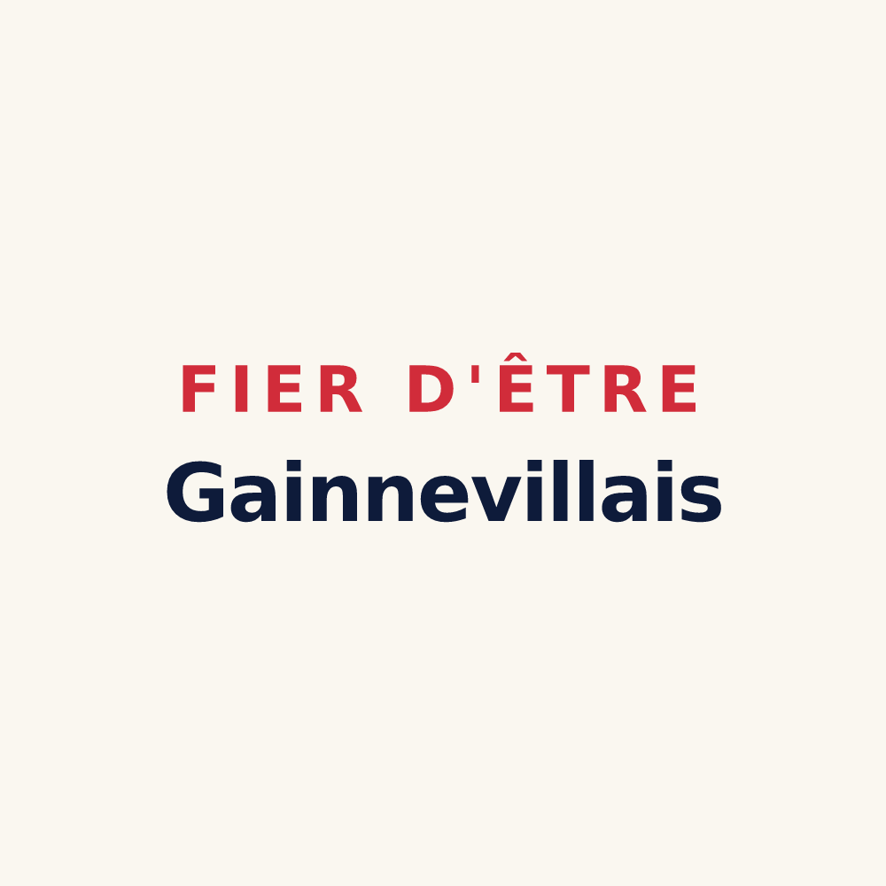 Tasse « Fier d'être Gainnevillais » — design pour Gainneville
