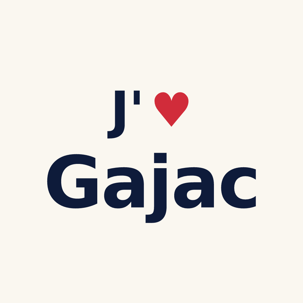 Tasse personnalisée Gajac — design J'aime Gajac