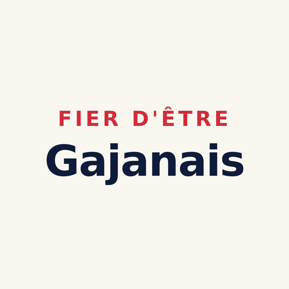 Tasse « Fier d'être Gajanais » — design pour Gajan