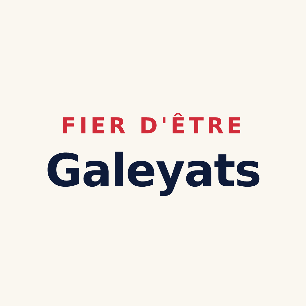 Tasse « Fier d'être Galeyats » — design pour Galey
