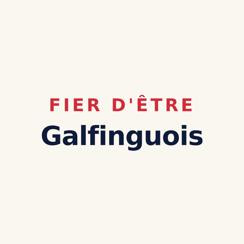 Tasse « Fier d'être Galfinguois » — design pour Galfingue