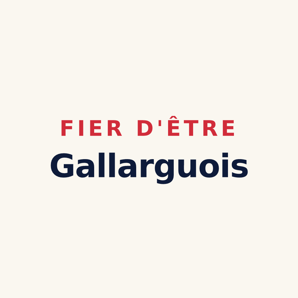 Tasse « Fier d'être Gallarguois » — design pour Gallargues-le-Montueux