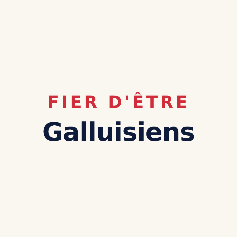 Tasse « Fier d'être Galluisiens » — design pour Galluis