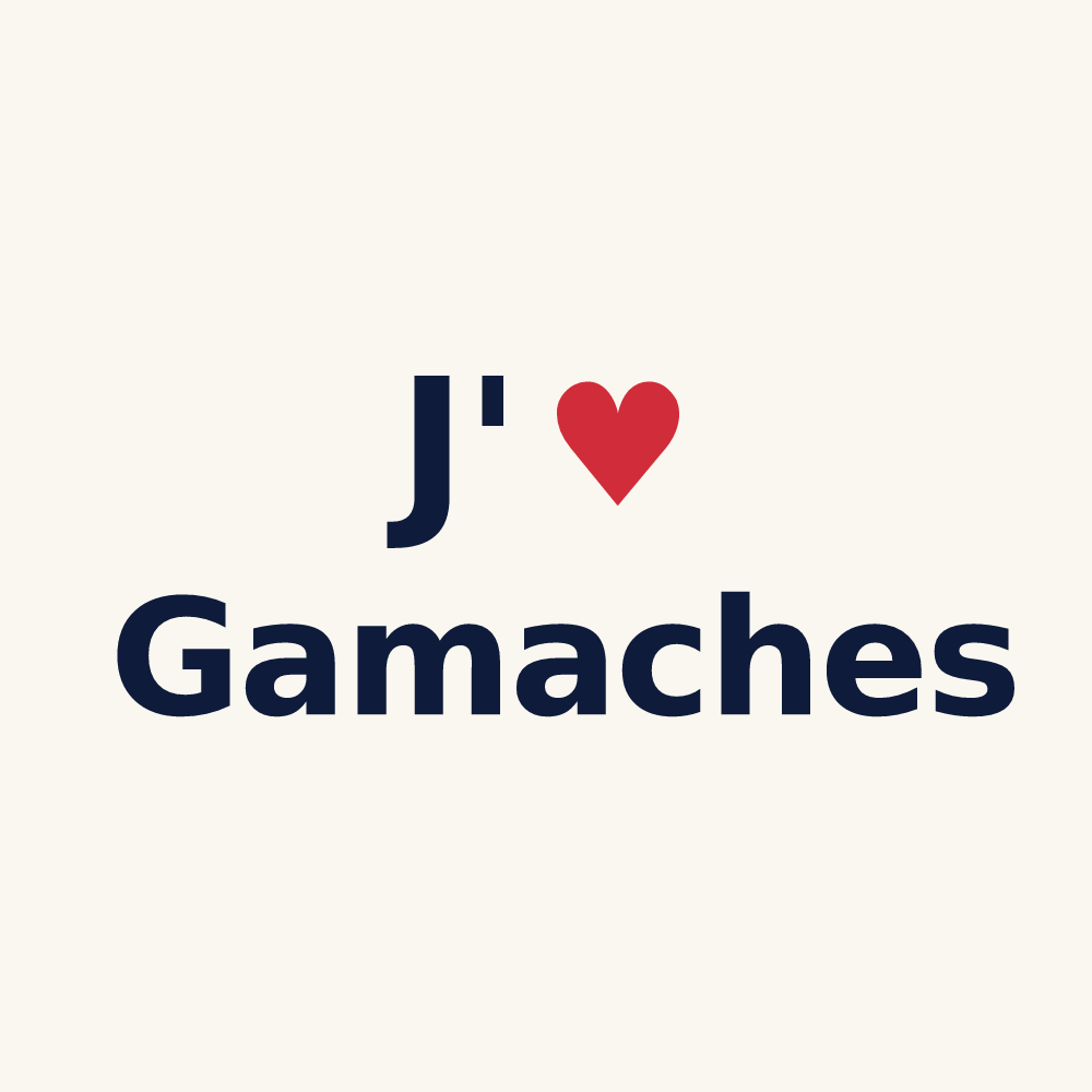 Tasse personnalisée Gamaches — design J'aime Gamaches