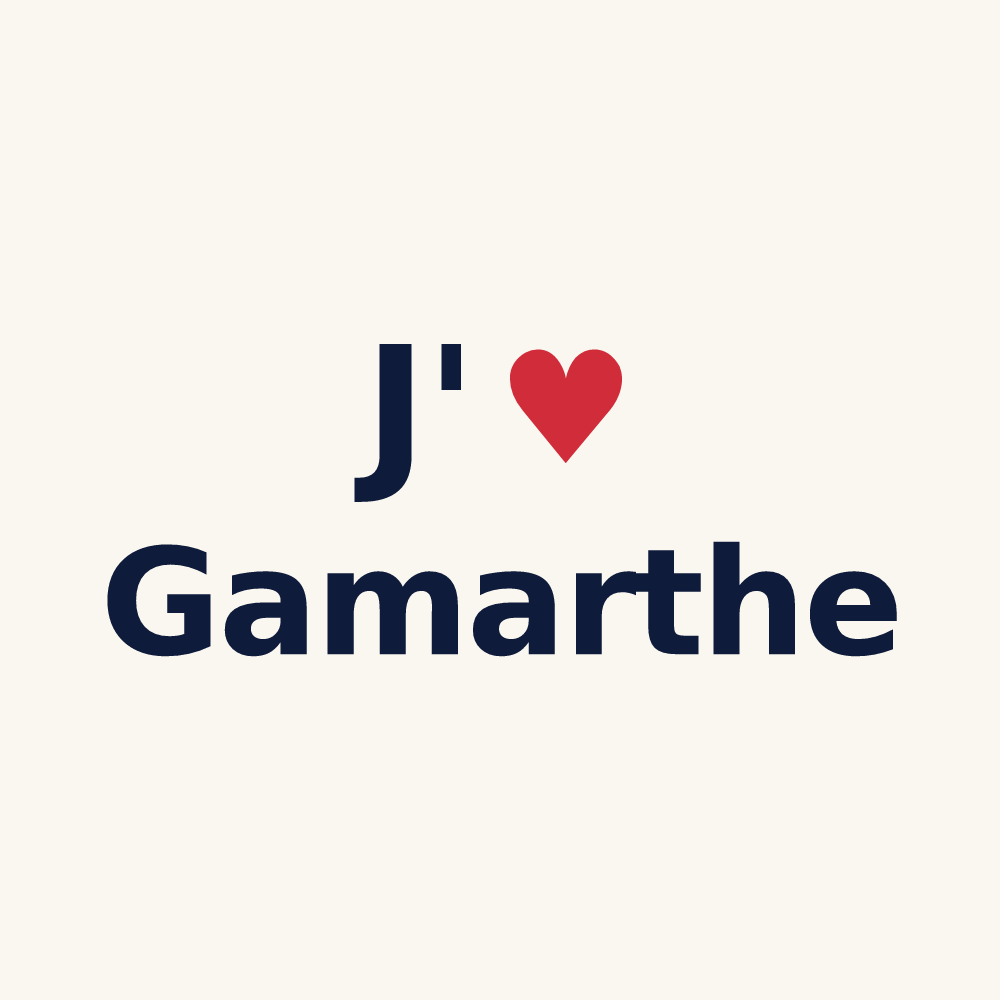 Tasse personnalisée Gamarthe — design J'aime Gamarthe