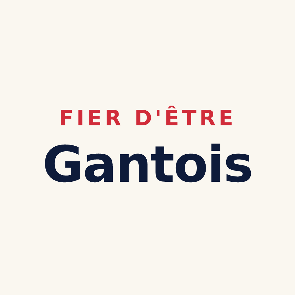 Tasse « Fier d'être Gantois » — design pour Gan