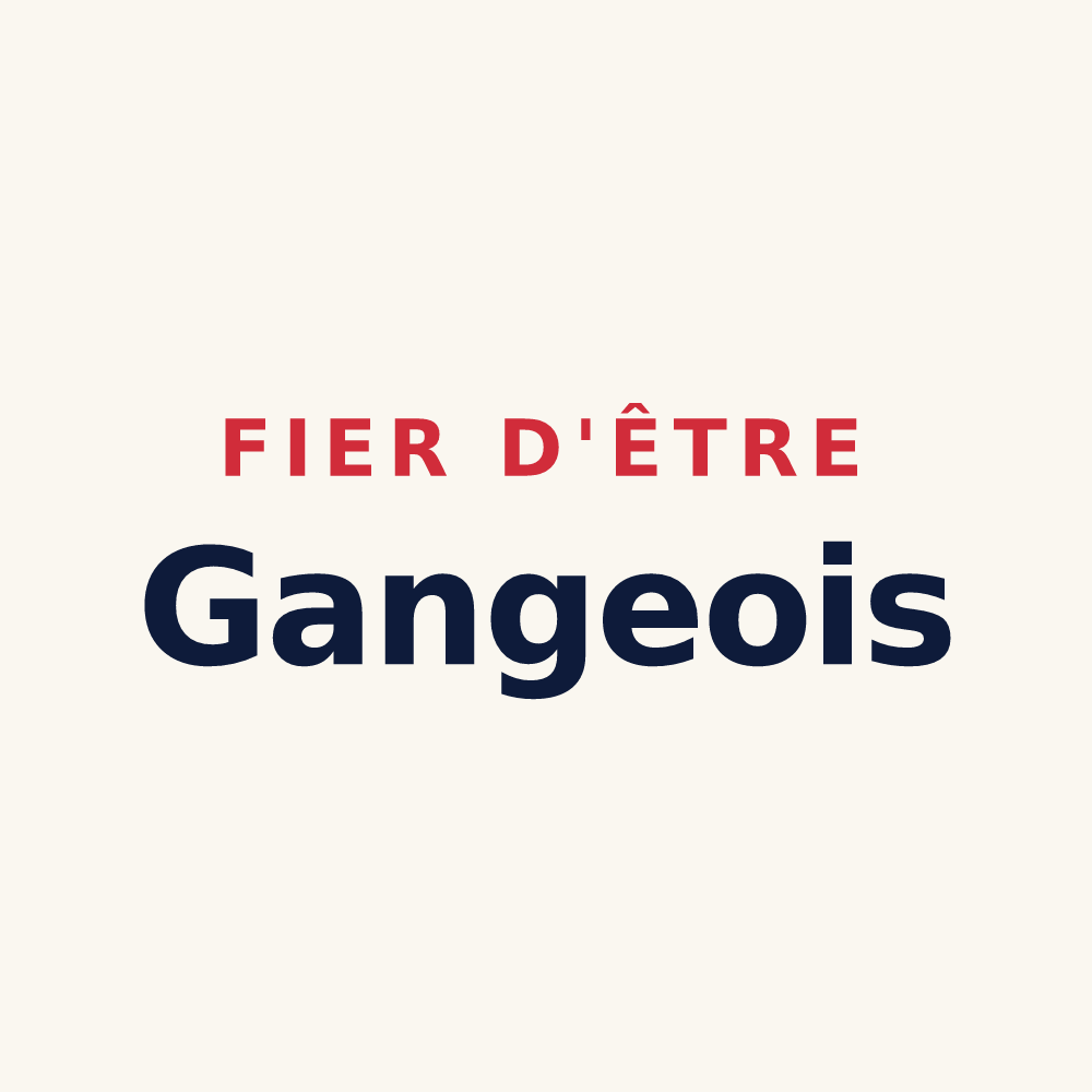 Tasse « Fier d'être Gangeois » — design pour Ganges