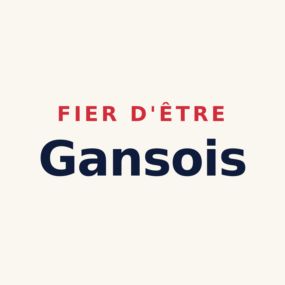 Tasse « Fier d'être Gansois » — design pour Gans