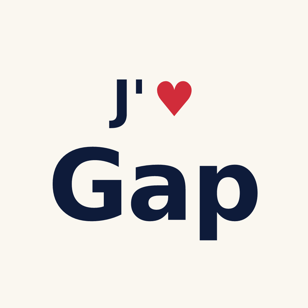 Tasse personnalisée Gap — design J'aime Gap