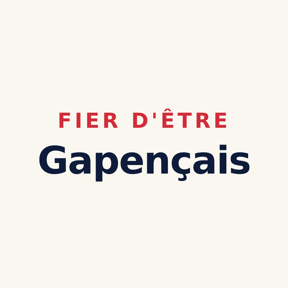 Tasse « Fier d'être Gapençais » — design pour Gap