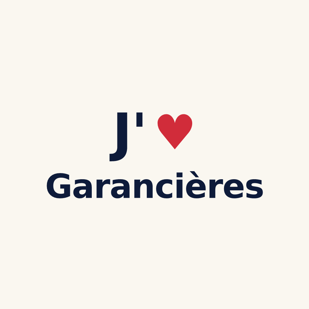 Tasse personnalisée Garancières — design J'aime Garancières