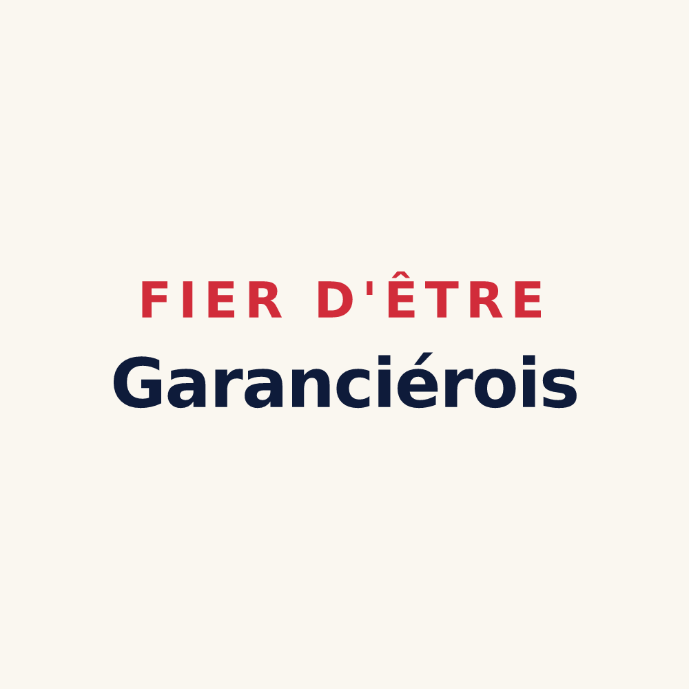 Tasse « Fier d'être Garanciérois » — design pour Garancières