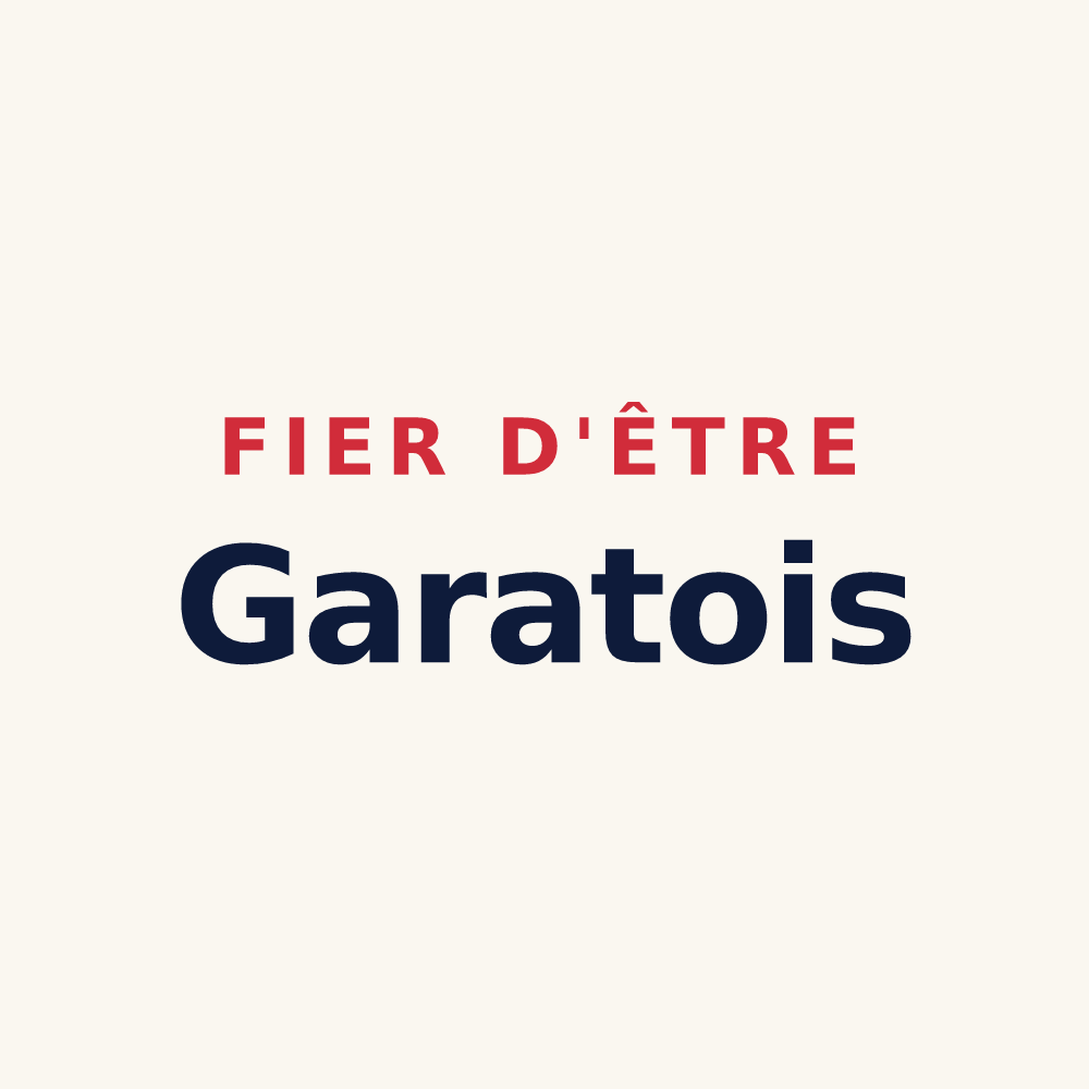 Tasse « Fier d'être Garatois » — design pour Garat