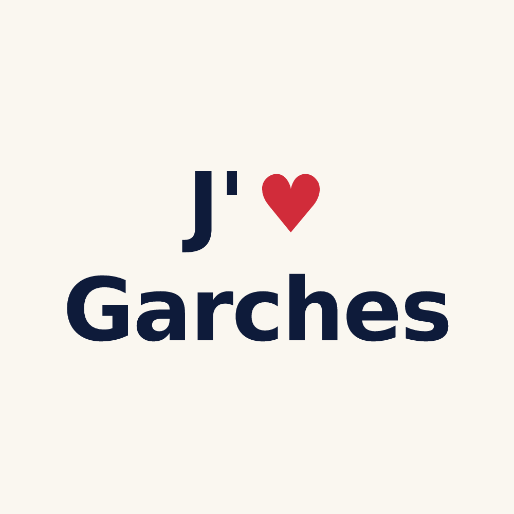 Tasse personnalisée Garches — design J'aime Garches