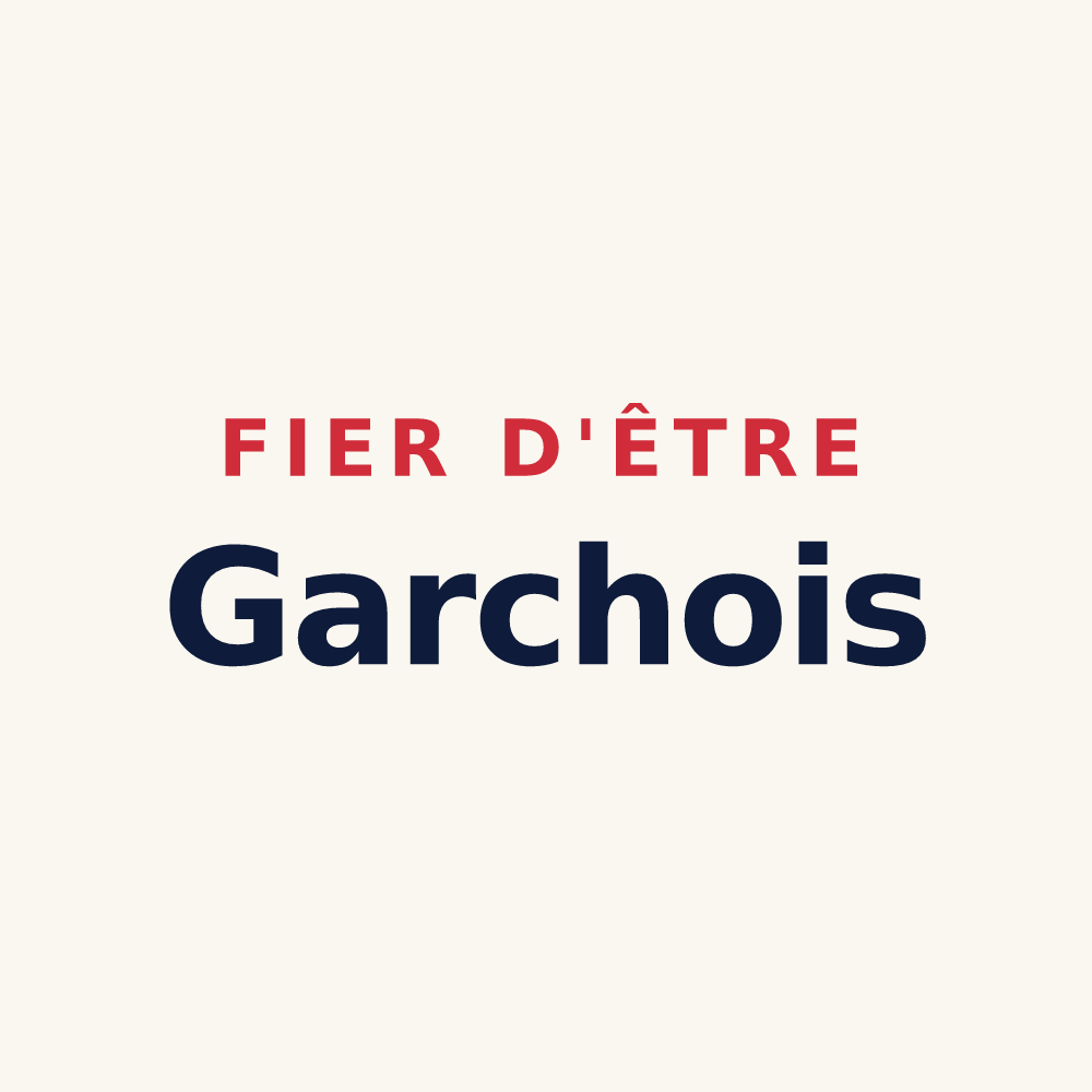 Tasse « Fier d'être Garchois » — design pour Garches