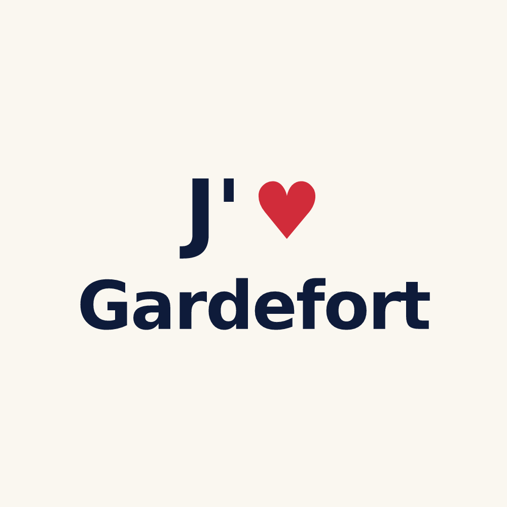 Tasse personnalisée Gardefort — design J'aime Gardefort