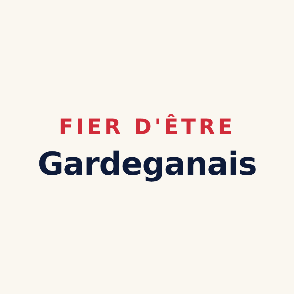 Tasse « Fier d'être Gardeganais » — design pour Gardegan-et-Tourtirac