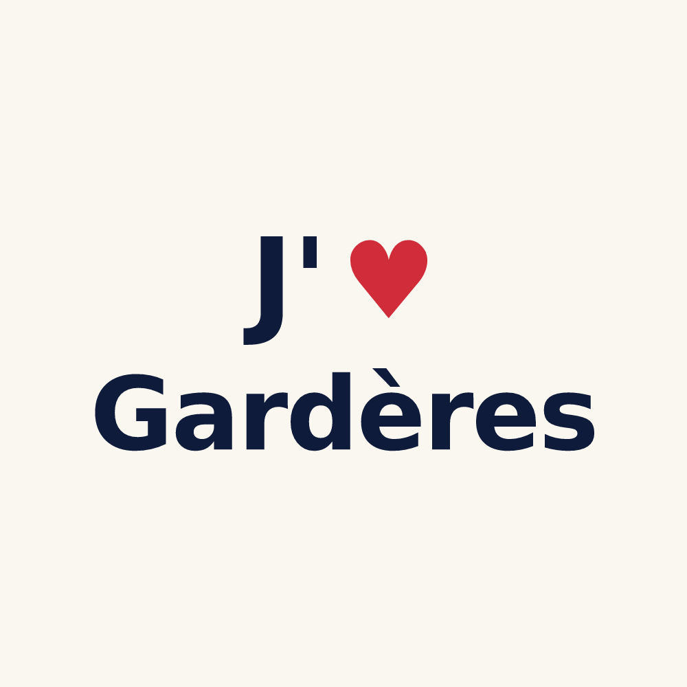 Tasse personnalisée Gardères — design J'aime Gardères